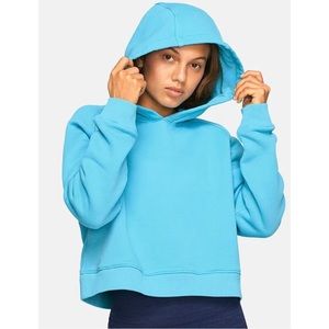 Outdoor voices nimbus cotton cropped hoodie medium